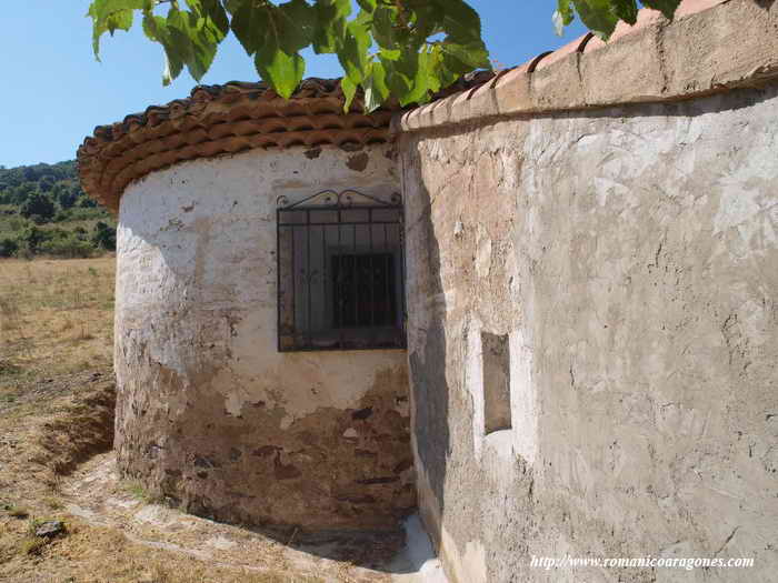 CABECERA DESDE EL NORTE Y SACRISTÍA ADOSADA